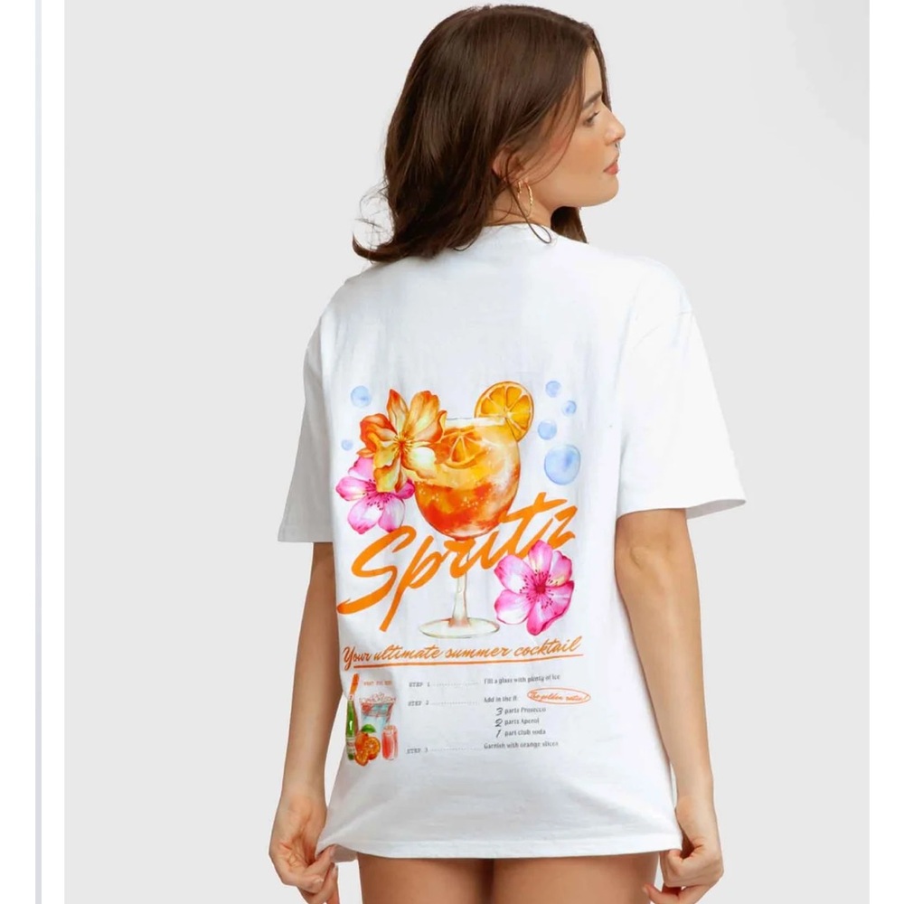 Blackbough spritz Oversize graphic tee New🍹☀️🌊